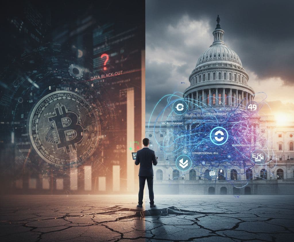 البيتكوين تواجه ضبابية البيانات مع تصاعد تحركات الكونغرس لتنظيم الأصول الرقمية