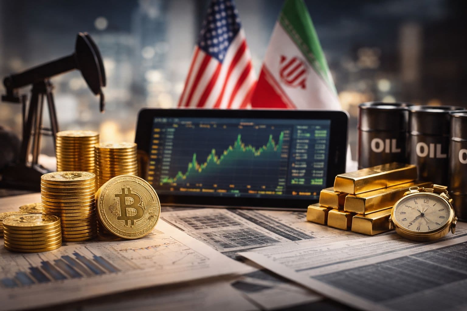 Bitcoin Rallies on U.S.-Iran Ceasefire Relief, but Oil and Gold Tell a Nuanced Macro Story