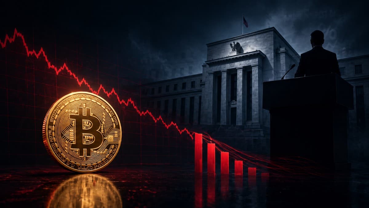 Bitcoin’s $77K Hold Breaks as Powell Uncertainty Meets Third Day of ETF Outflows