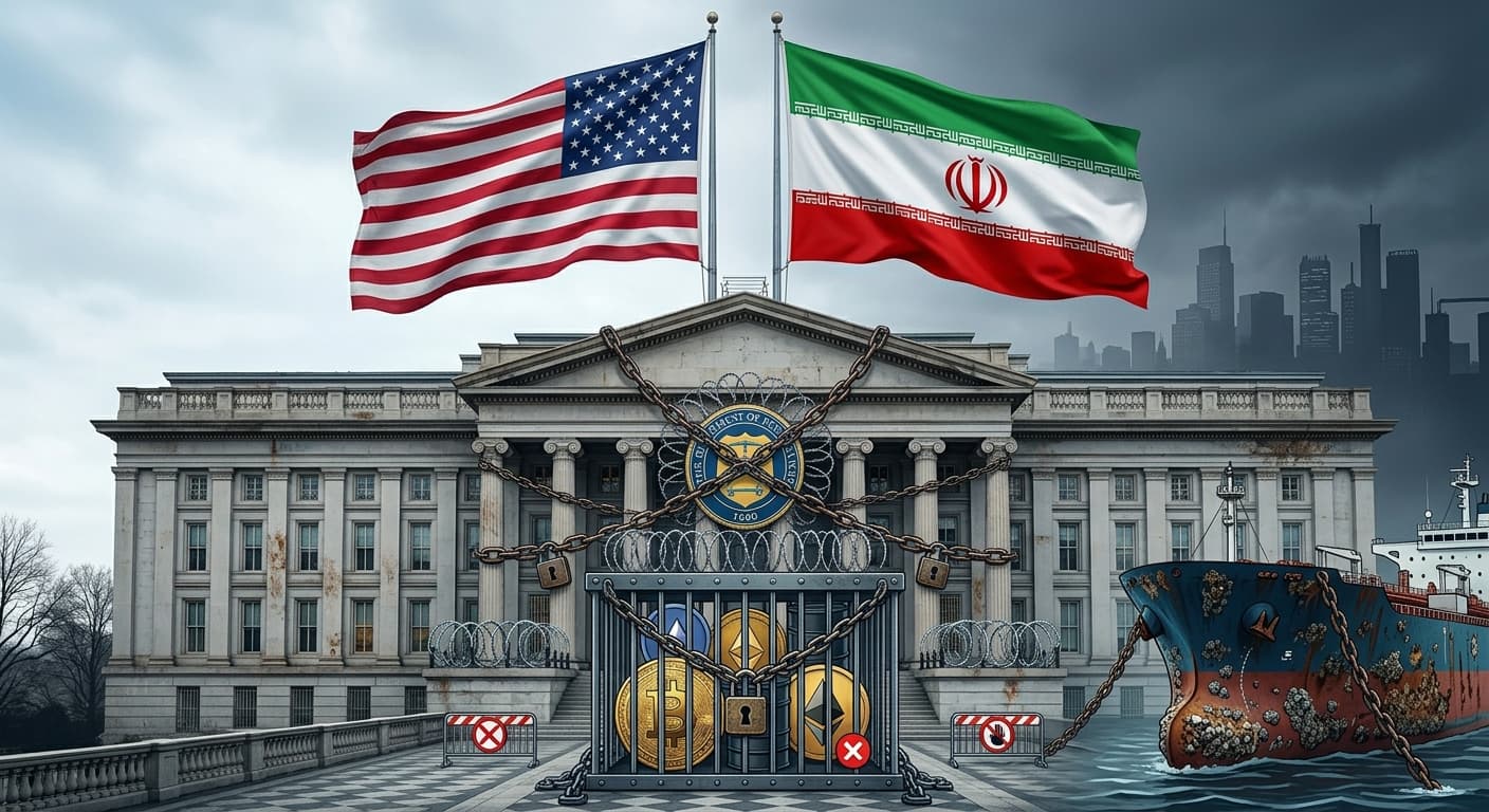 US Targets Iran’s Crypto Sector, Cites Over $100M in Oil-Linked Payments
