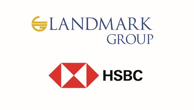 LandmarkGroup-and-HSBC-logo 1