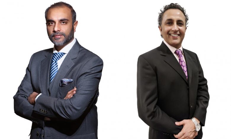 Left to right - Khurram Shroff Chairman IBC Group Imran Siddiqui CEO HeTH Data Centers