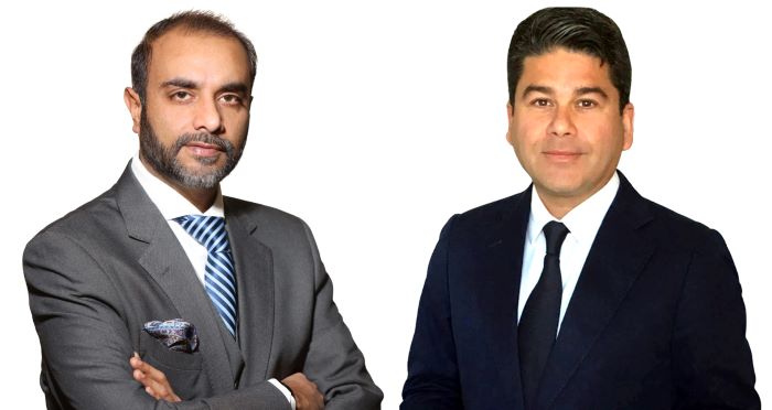Left to right - Khurram Shroff, Chairman IBC Group
