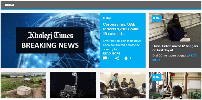 khaleej times breaking news