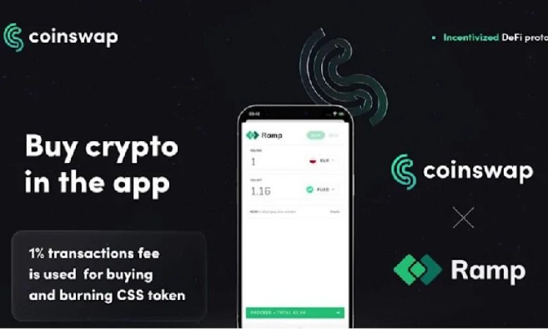 CoinSwap provides cryptopayments with Ramp