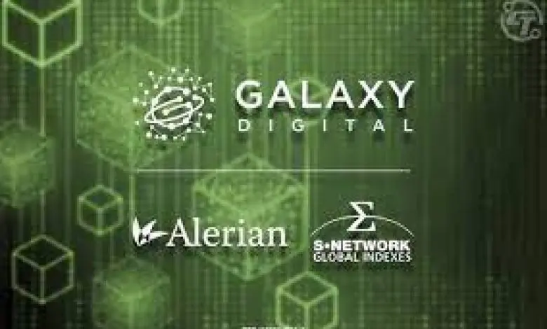 Galaxy Digital Alerian Blockchain crypto indexes