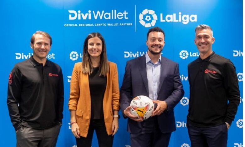 Laliga football league partners with Divi Crypto wallet to provide crypto wallet to MENA region