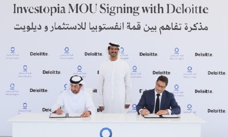 UAE Investopia Summit signs MOU with Deloitte