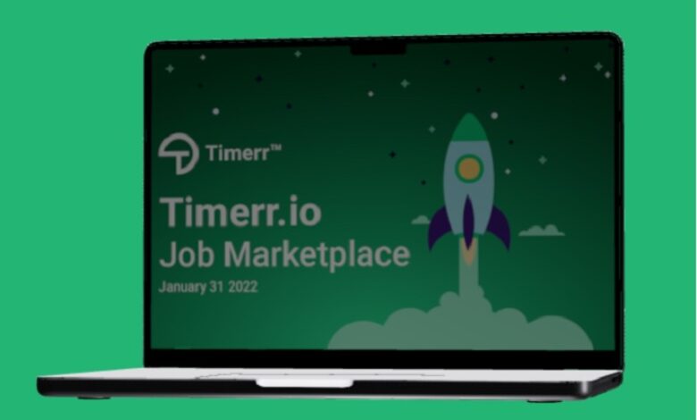 UAE Timerr Freelance platform for crypto professionals to utilize tokens and NFTs for service offering