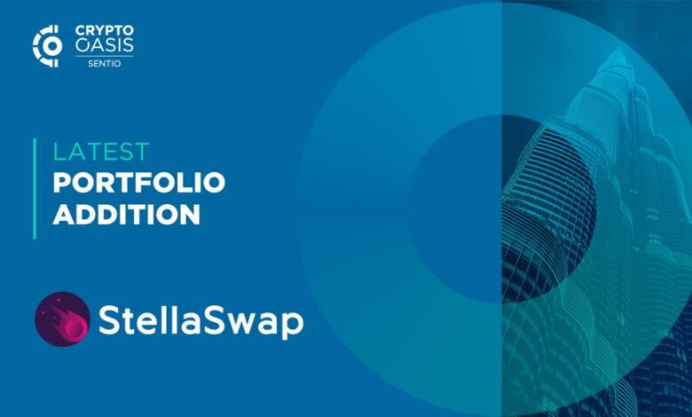 Crypto Oasis Sentio Adds StellaSwap to Its Portfolio