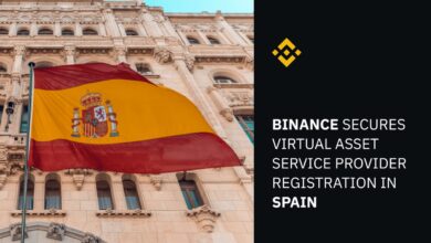 Binance secures Virtual Asset Service Provider registration in Spain.