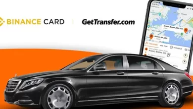 شراكة تجمع "GetTransfer.com" وبينانس كارد وخصومات بالعملات الرقمية