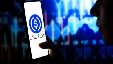 قيمة USDC السوقية تنخفض إلى أدنى مستوياتها في عامين