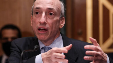 SEC Chair Gensler Addresses Irony in Bitcoin ETF Approval: A Departure from Nakamoto's Decentralization Vision, blockchain, cryptocurrency,