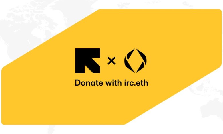 Crypto Donations IRC ENS Labs Gaza