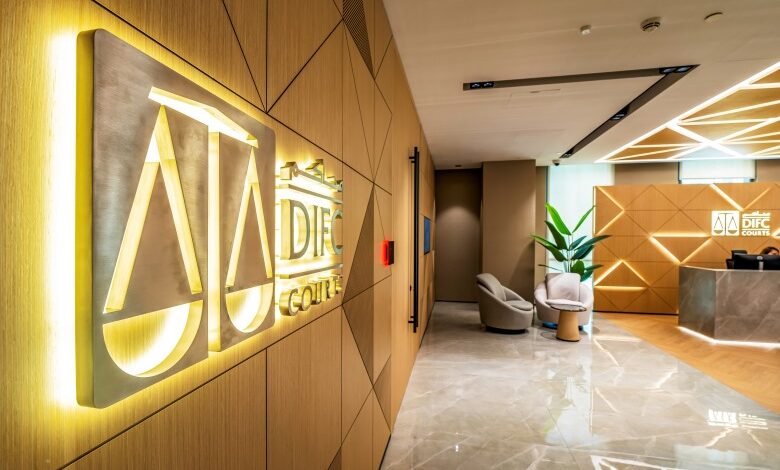 Interior of DIFC Courts, symbolizing innovation in legal services with the launch of the new Digital Assets Will service for secure and transparent digital inheritance management