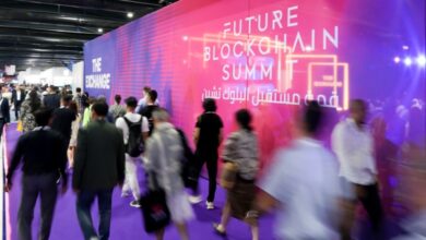 Future Blockchain Summit 2024 at Dubai Harbour, showcasing global blockchain leaders, investors, and key discussions on institutional blockchain adoption, regulatory frameworks, and emerging market opportunities.