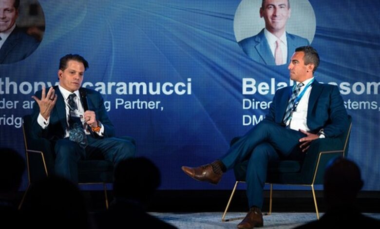 Anthony Scaramucci speaking at WEB 3 House in Davos 2025