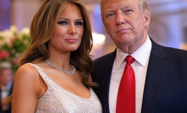 Donal and Melania Trump