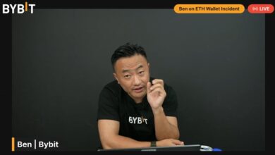 Bybit CEO Ben Zhou addressing the community during the crisis response live stream
