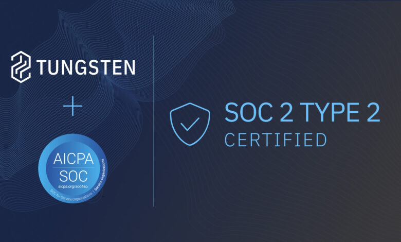 "تونغستن" لخدمات الحفظ الأمين تحافظ على شهادة SOC 2 Type 2