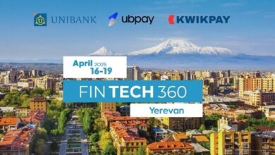 مؤتمر FINTECH360 ينطلق في أبريل في العاصمة يريفان