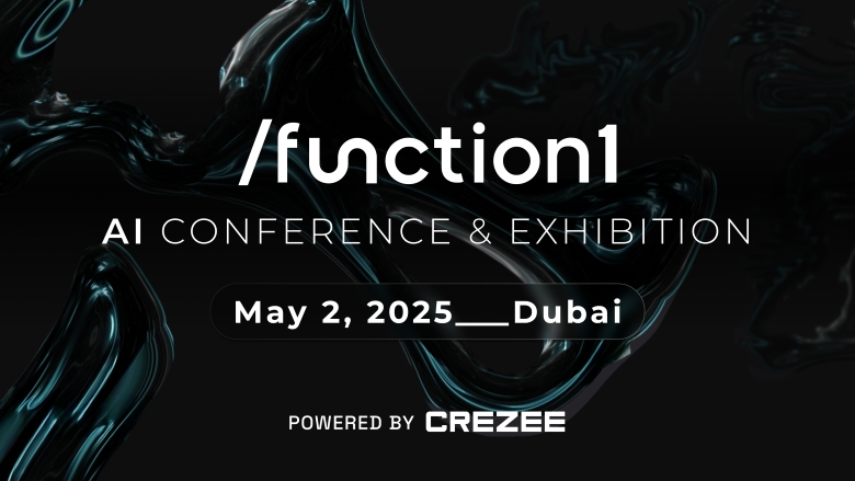 /function1, AI event, Dubai MENA middle east UAE artificial intelligence
