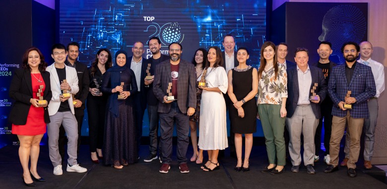 Winners TOP 20 performing CEOs 2024 award