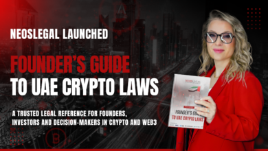 "نيوس ليغل" تطلق أول دليل قانوني لمؤسسي مشاريع العملات الرقمية في الإمارات