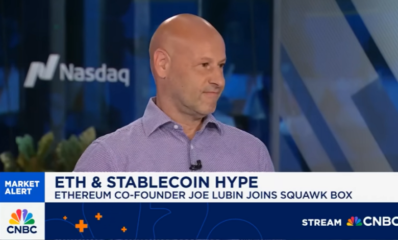 Joe Lubin - ethereum co-founder - ethereum treasury strategy - ETH - crypto news- blockchain news
