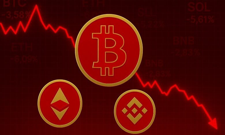 crypto market falls after inflation data