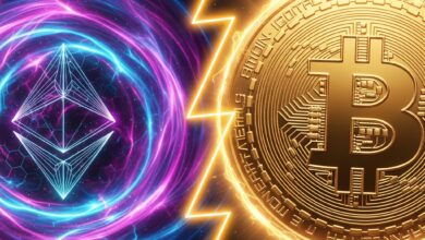 مقارنة بين البيتكوين والإيثيريوم