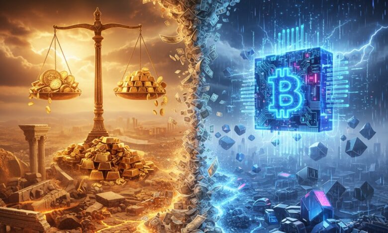 البيتكوين والذهب