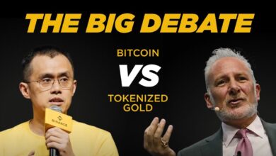 CZ vs. peter schiff debate binance blockchain week 2025 BBW crypto news blockchain news
