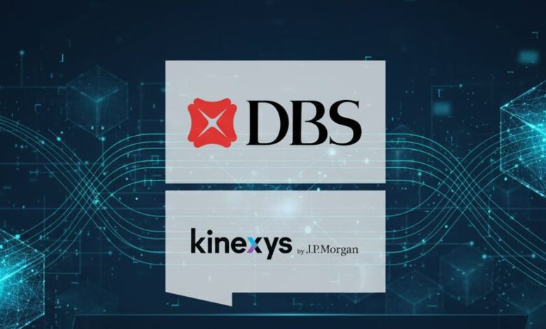 DBS, Kinexys, J.P. Morgan interoperable framework for interbank tokenized deposit transfers, blockchains toeknized desposits - crypto news -blockchain news