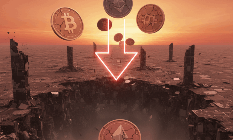 تراجع جماعي للعملات الرقمية