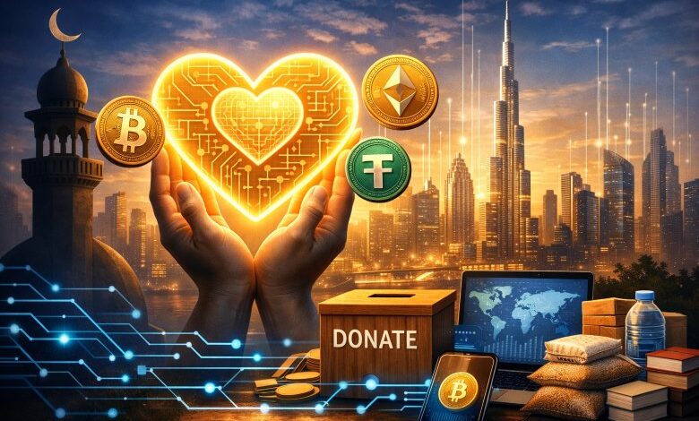 Dubai crypto donations
