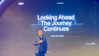 Rifad Mahasneh speaking during OKX MENA anniversary