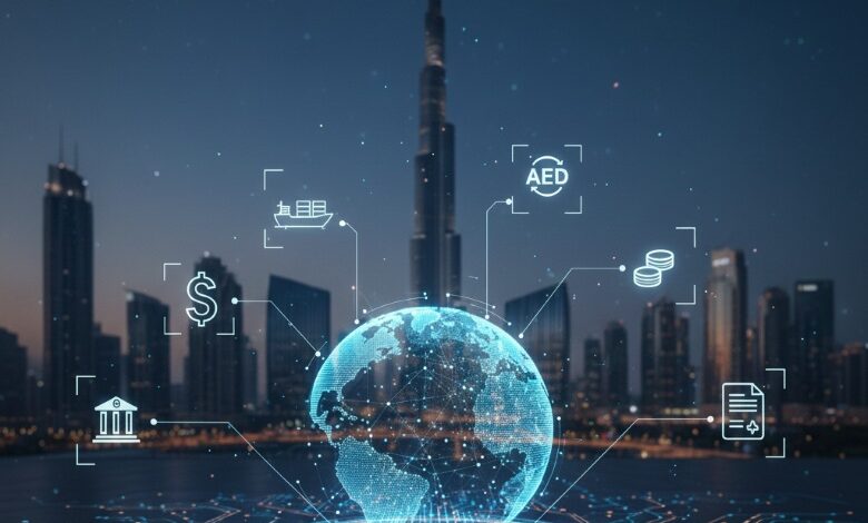 UAE stablecoin infrastructure connecting Dubai to global capital flows and trade finance