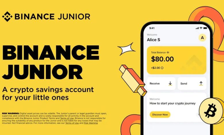 binance junior app children crypto app blockchain news binance blockchain week crypto news dubai MENA UAE