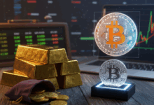 الذهب والبيتكوين
