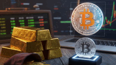 الذهب والبيتكوين
