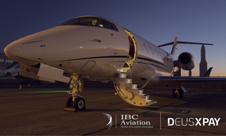 Deus X Pay IBC Aviation partnership travel industry crypto payments