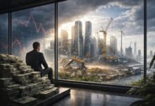 Fear Economy, illustration Economic crossroads in a changing world