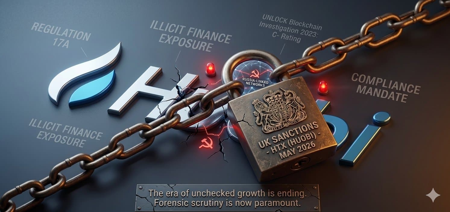 HTX Sanctioned by UK Years After UNLOCK Blockchain and VAF Compliance Exposed Red Flags
