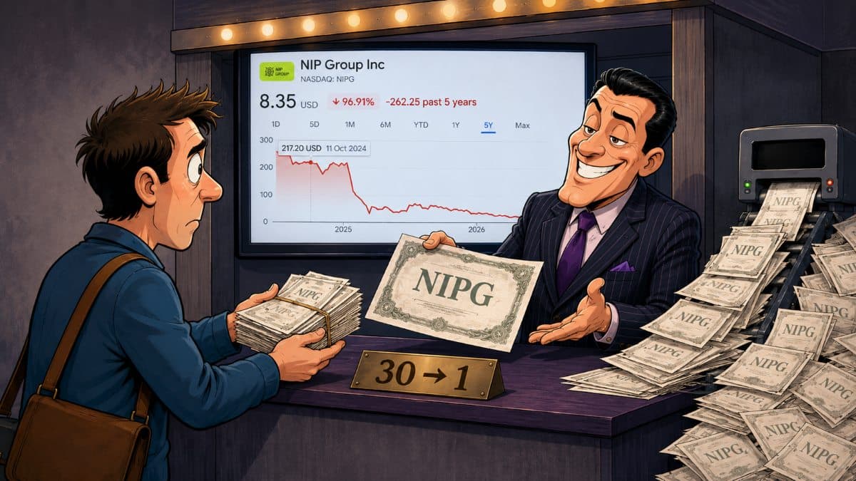 NIP Group’s Reverse Split Cannot Hide Its Market Problem